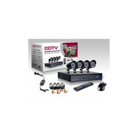 Sistem supraveghere video interior exterior 4 camere HDMI DVR USB