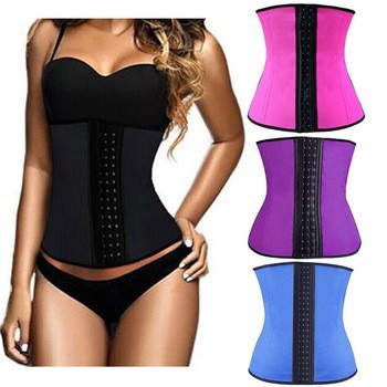 Corset modelator talie de viespe LATEX WAIST TRAINER