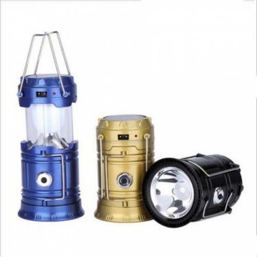 Felinar solar LED reincarcabil - foarte simplu de utilizat, fiind ideal pentru a fi folosit in vacante, camping, pescuit 