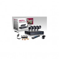 Sistem supraveghere video interior exterior 4 camere HDMI DVR USB