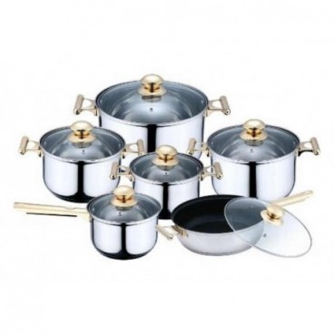 Set 12 piese oale din inox