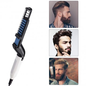 Perie electrica multifunctionala de indreptat parul și barba